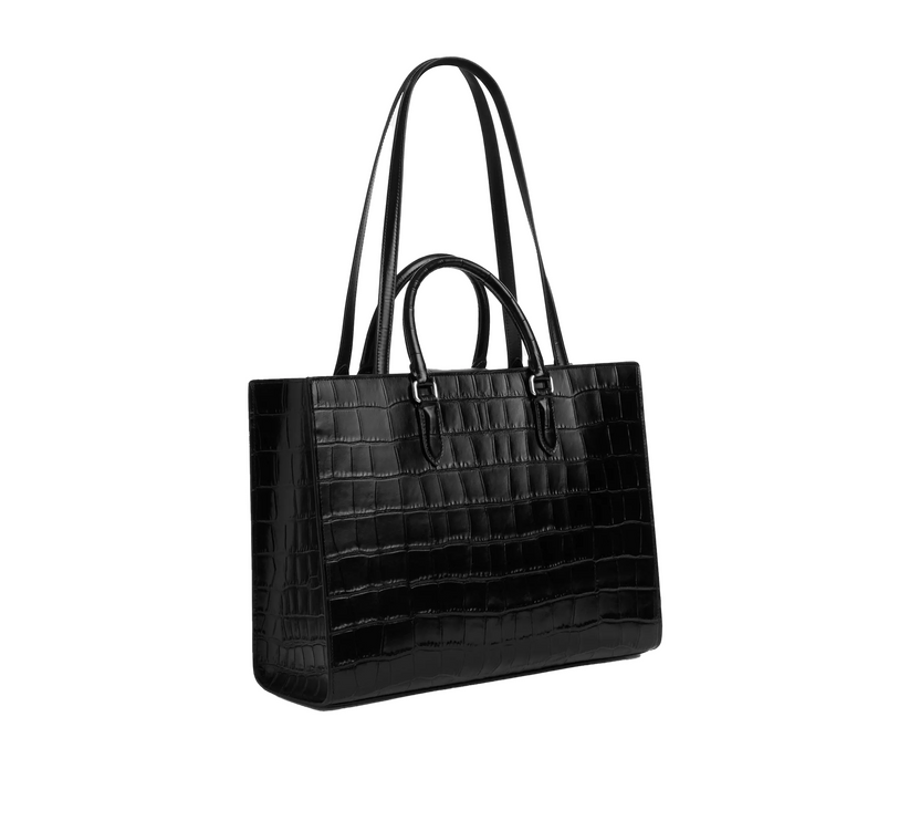 Coach Women's Maggie Tote Bag Silver/Black