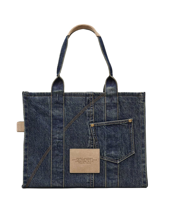 Marc Jacobs Women's The Denim Suede Large Cargo Tote Bag