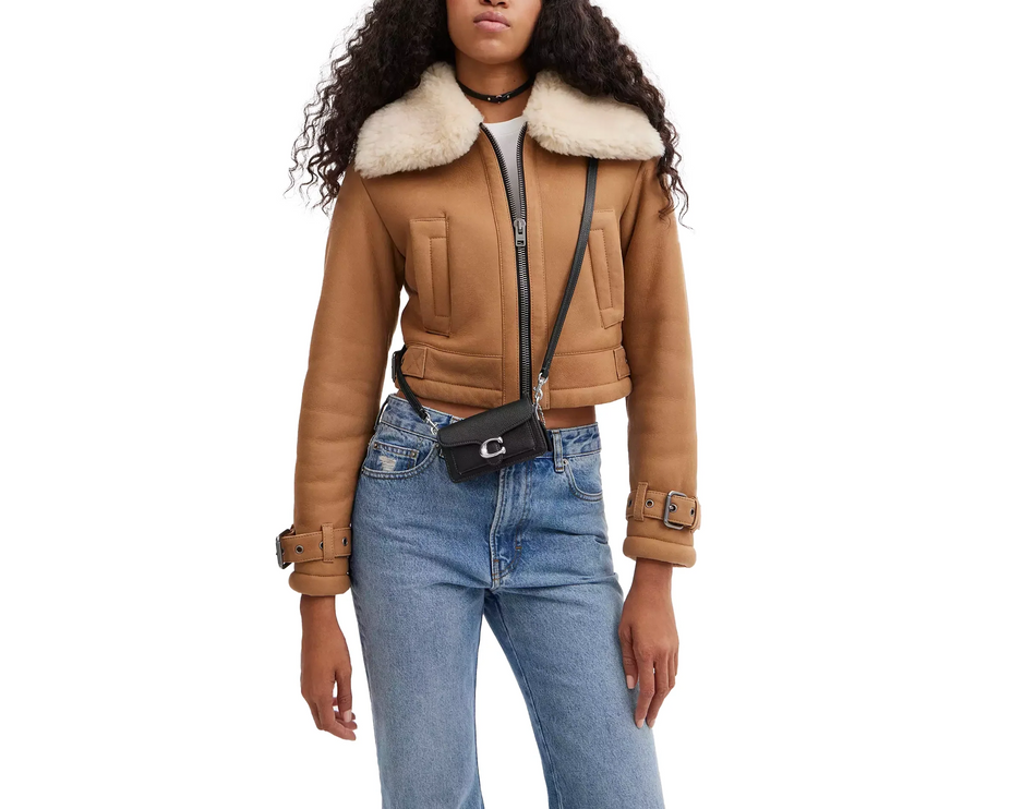 Coach Women's Tabby Bag 12 Silver/Black