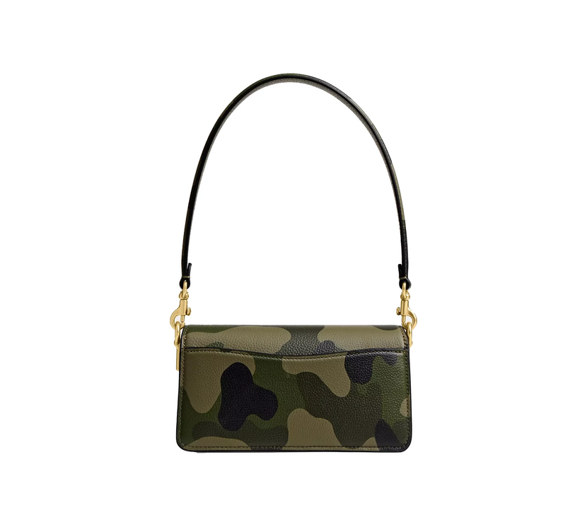 Coach Women's Tabby Shoulder Bag 20 With Camo Print Brass/Green Multi