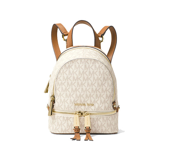 Michael Kors Women's Rhea Mini Logo Backpack Vanilla