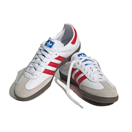 Adidas Samba OG Shoes Cloud White/Better Scarlet/Supplier Colour IG1025 - Hemen Kargoda