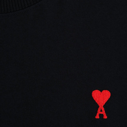AMI Alexandre Mattiussi Unisex Ami de Coeur Long Sleeves T-Shirt Black