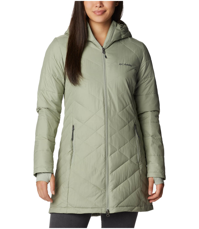 Columbia Women's Heavenly Long Hooded Jacket Safari