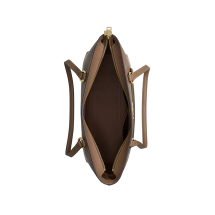 Coach Women's Station Tote Bag Gold/Dark Stone