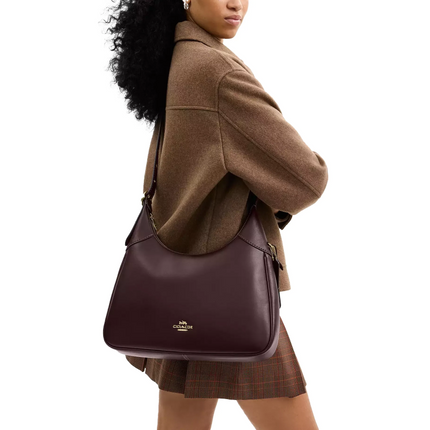 Coach Women's Ella Shoulder Bag Gold/Espresso