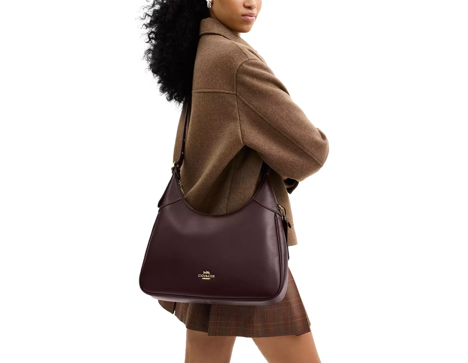 Coach Women's Ella Shoulder Bag Gold/Espresso