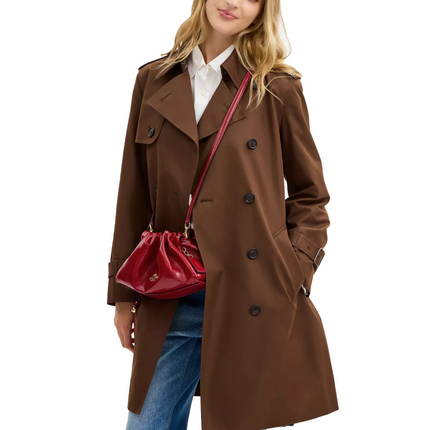 Coach Women's Faye Shoulder Bag Gold/Dark Cardinal