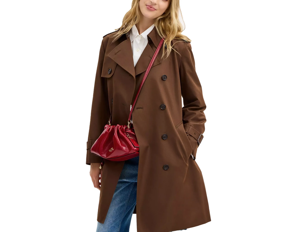 Coach Women's Faye Shoulder Bag Gold/Dark Cardinal