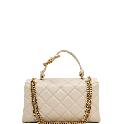 Marc Jacobs Women's The Quilted Dual Convertible Shoulder Bag Cloud White