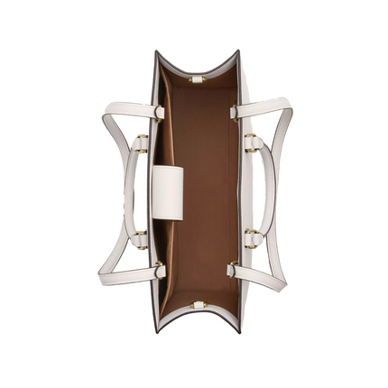 Coach Women's Maggie Tote Bag Gold/Chalk