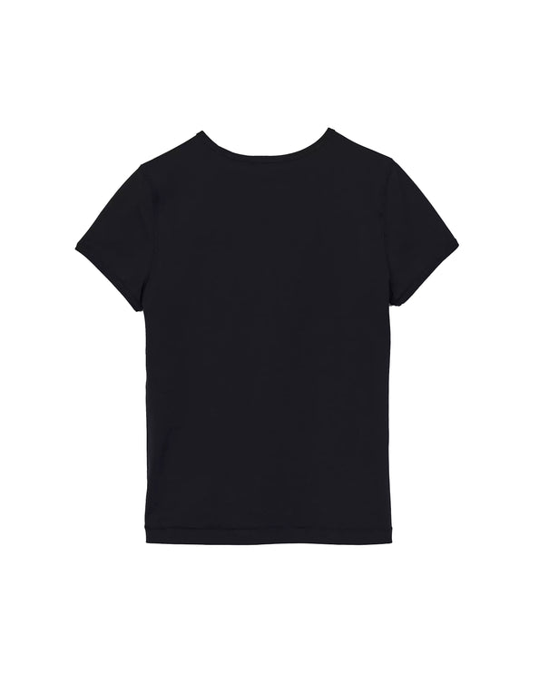 Marc Jacobs Women's Charm Logo Shrunken Tee Black