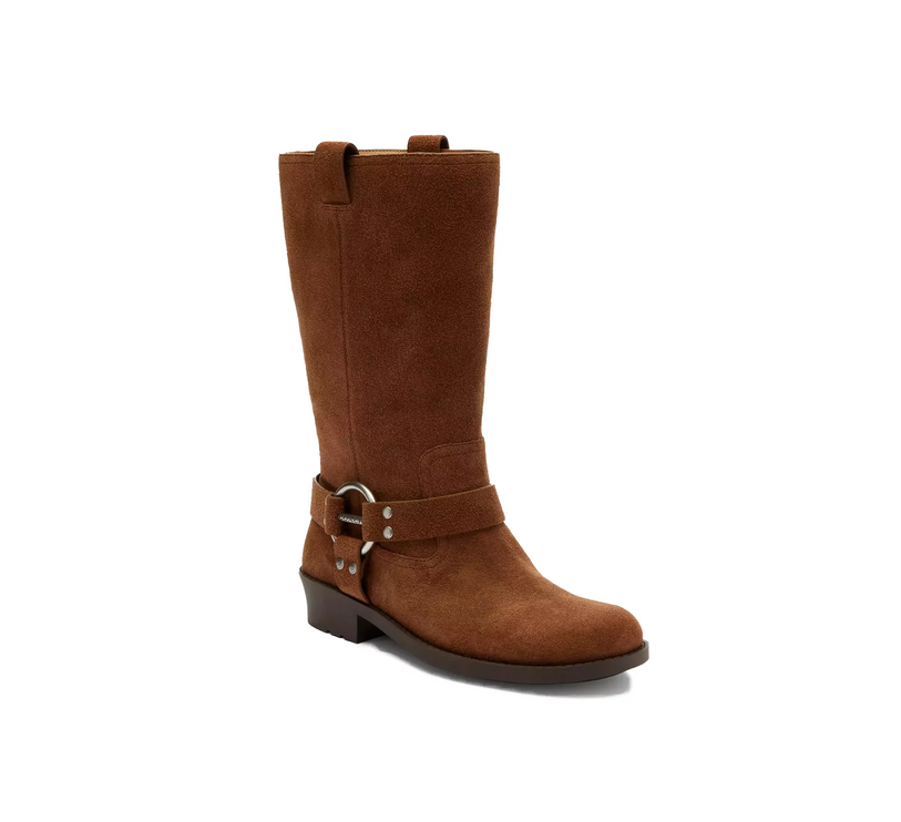 Coach Women's Harness Boot Suede/Sable