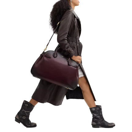 Coach Women's Soft Empire Carryall Bag 48 Brass/Merlot