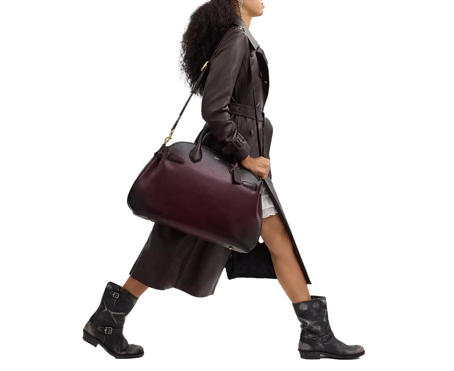 Coach Women's Soft Empire Carryall Bag 48 Brass/Merlot