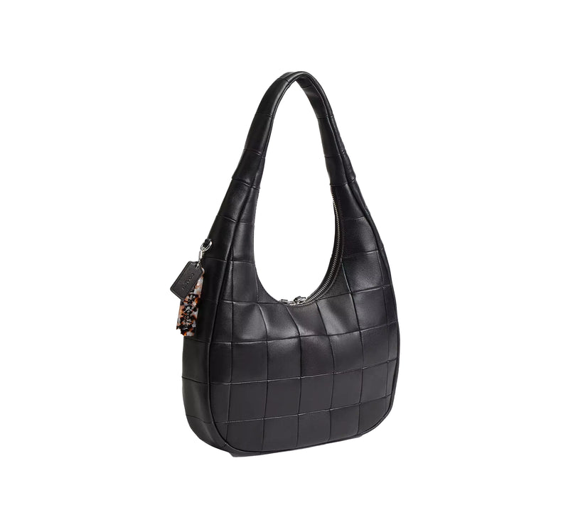 Coach Women's Alter/Ego Crescent Shoulder Bag In Upcrafted Leather Black