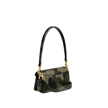 Coach Women's Tabby Shoulder Bag 20 With Camo Print Brass/Green Multi