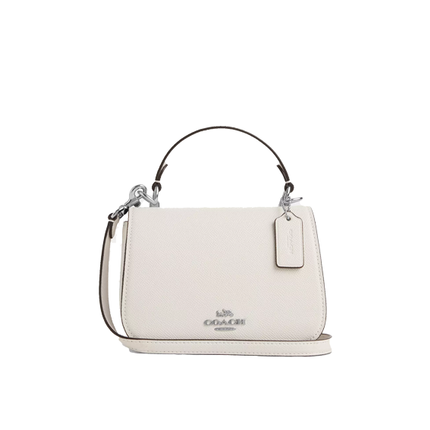 Coach Women's Lysa Top Handle Bag Silver/Chalk