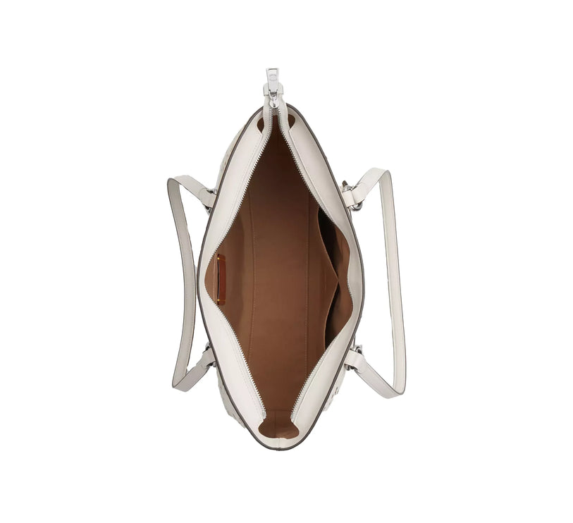 Coach Women's Station Tote Bag With Star Print Novelty Leather/Silver