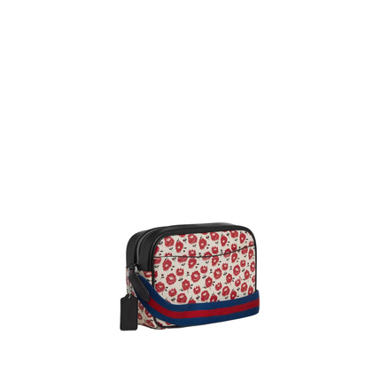 Coach Women's Jamie Camera Bag With Floral Print Silver/Chalk/Black Multi