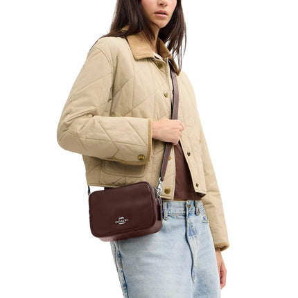 Coach Women's Mini Carey Crossbody Bag Silver/Maple