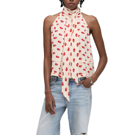 Marc Jacobs Women's Lips Halterneck Tie Top