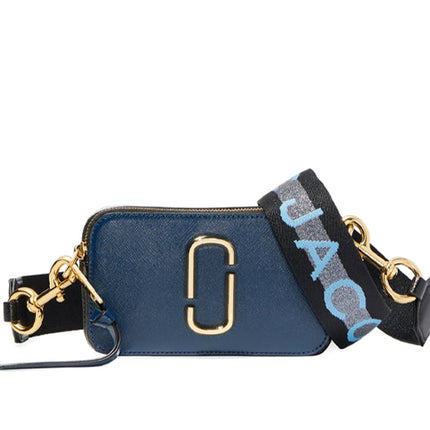 Marc Jacobs Women's The Snapshot Crossbody Bag Sea Blue Multi - Hemen Kargoda