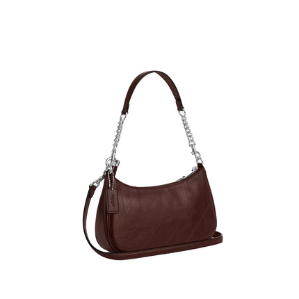 Coach Women's Teri Shoulder Bag With Quilting Silver/Maple