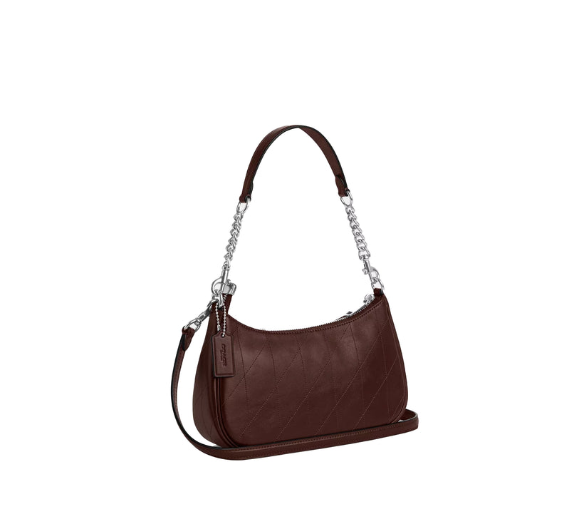 Coach Women's Teri Shoulder Bag With Quilting Silver/Maple