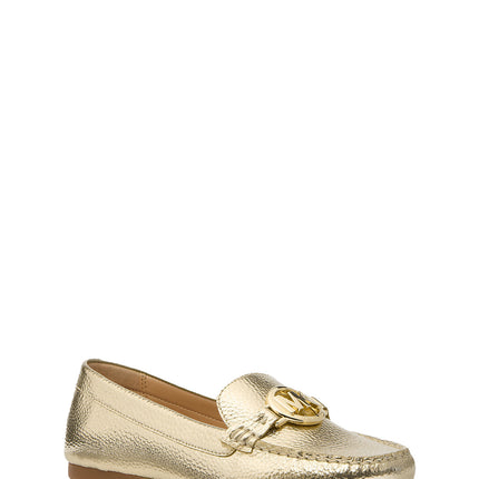 Michael Kors Women's Fulton Metallic Moccasin Pale Gold