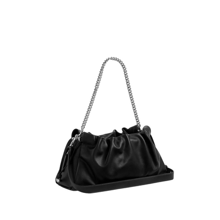 Coach Women's Faye Large Shoulder Bag Silver/Black