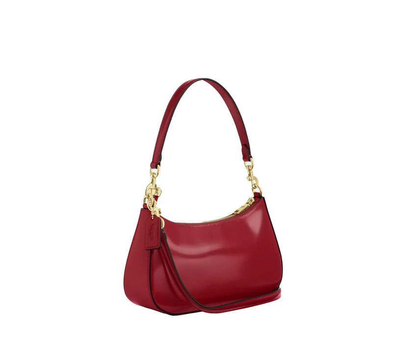 Coach Women's Teri Shoulder Bag Gold/Ruby