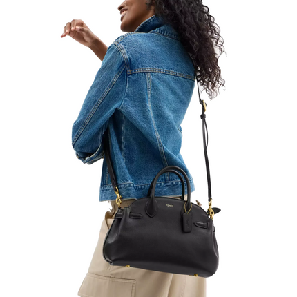Coach Women's Soft Empire Carryall Bag 28 Brass/Black
