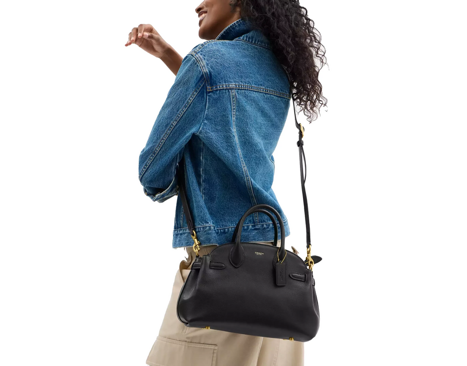 Coach Women's Soft Empire Carryall Bag 28 Brass/Black