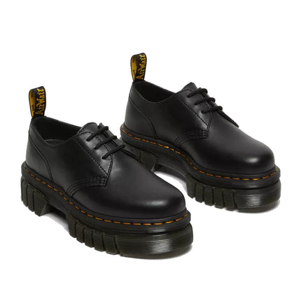 Dr. Martens Women's Audrick Nappa Leather Platform Shoes Black