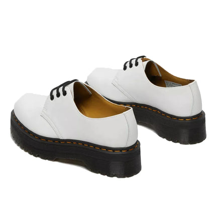 Dr. Martens Women's 1461 Smooth Leather Platform Shoes White
