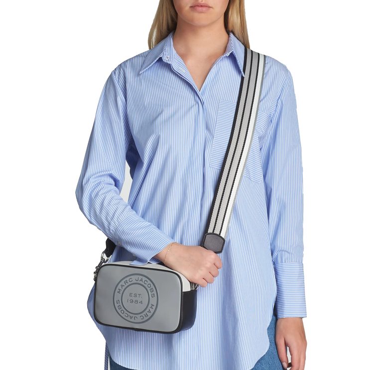 Marc Jacobs Women's Flash Leather Crossbody Bag Rock Grey Multi