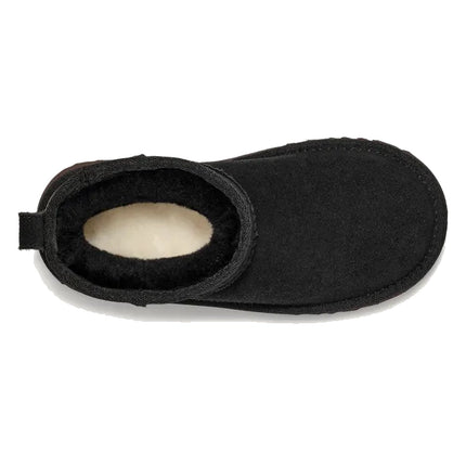 UGG Big Kid's Classic Ultra Mini New Heights Black