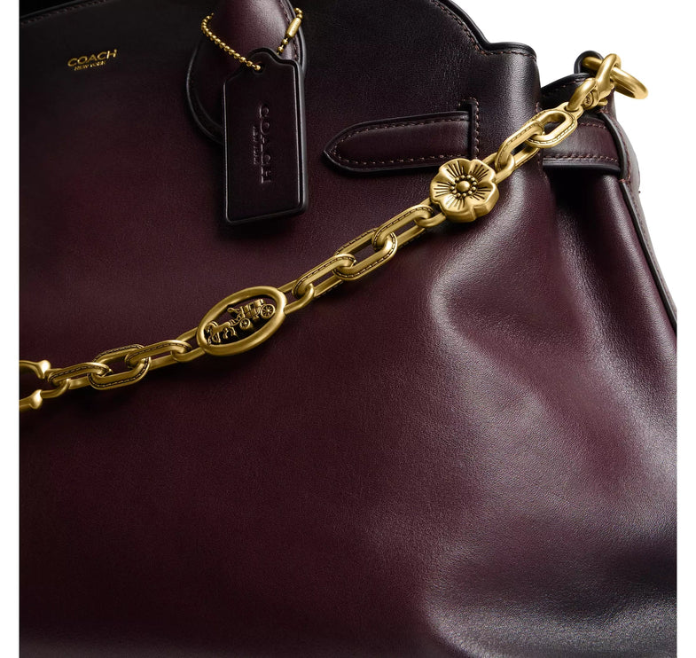 Coach Women's Horse And Carriage Chain Strap Brass/Brass