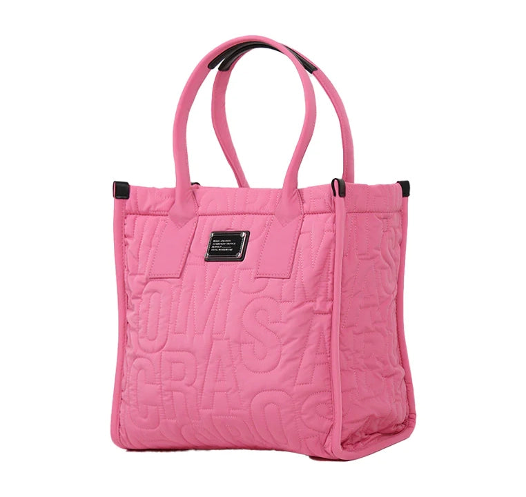 Marc Jacobs Women's Large Quilted Tote Bag Candy Pink