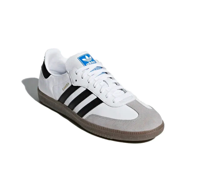 Adidas Samba OG Shoes Cloud White/Core Black/Clear Granite B75806 - Hemen Kargoda