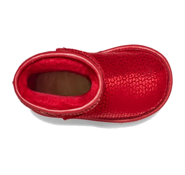 UGG Toddlers Classic II Gel Hearts Red