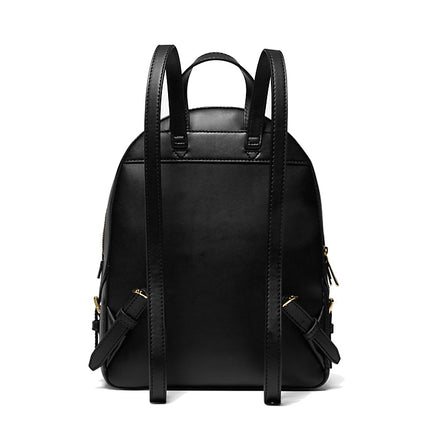 Michael Kors Women's Jaycee Medium Pebbled Leather Backpack Black