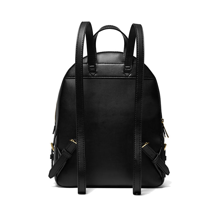 Michael Kors Women's Jaycee Medium Pebbled Leather Backpack Black