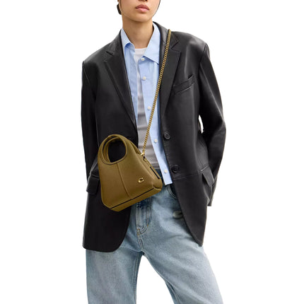 Coach Women's Lana Shoulder Bag 19 Brass/Muted Olive