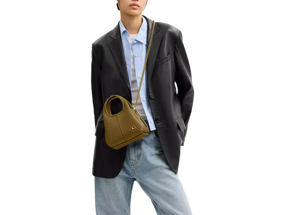 Coach Women's Lana Shoulder Bag 19 Brass/Muted Olive
