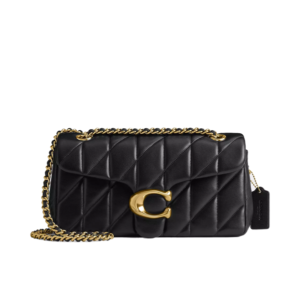 Coach Women's Tabby Shoulder Bag 26 With Pillow Quilting Brass/Black