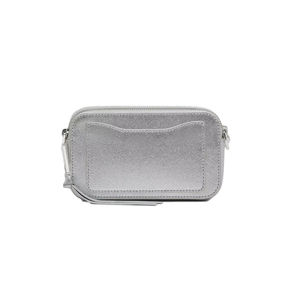 Marc Jacobs Women's The Metallic Snapshot Dtm Silver