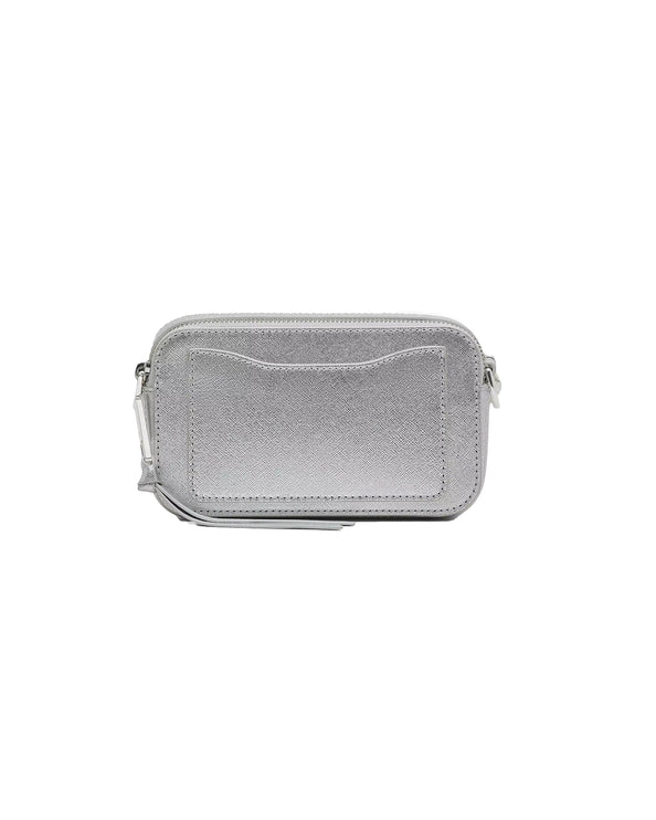 Marc Jacobs Women's The Metallic Snapshot Dtm Silver