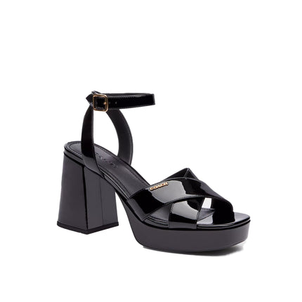 Coach Women's Block Heel Sandal Black